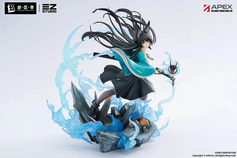 『ゼンレスゾーンゼロ』より、「星見雅 世を正す清澄 Ver.」フィギュアが登場。あみあみにて予約受付中。 画像 4