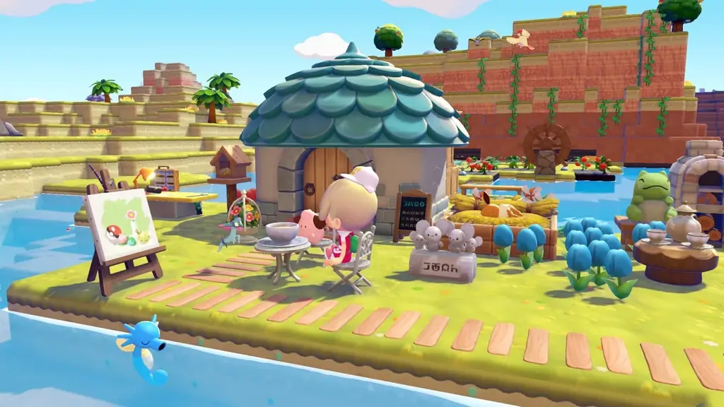 Nintendo Switch 2 向けのんびり街作りゲーム『ぽこ あ ポケモン』本日発売！3月10日（火）からは春のイベント「ハネッコのわたげあつめ」開催！ 画像 5