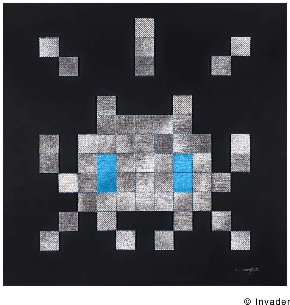 INVADER Hyperspace ― イセタン ザ・スペースにピクセルが“侵略”する。新作と宇宙を渡った来歴あるコレクション、初公開。 画像 4