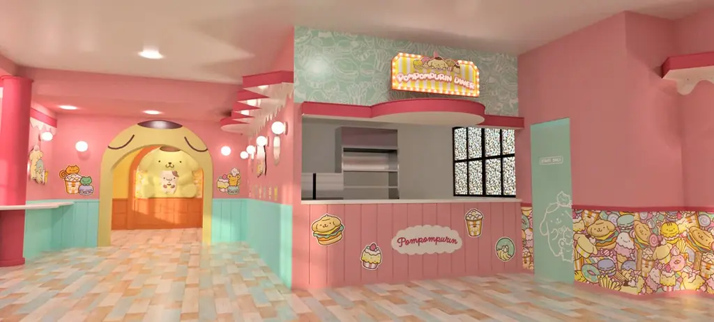 『POMPOMPURIN 30th Anniversary』2026年4月16日（木）よりスタート ハーモニーランドに「POMPOMPURIN DINER（ポムポムプリンダイナー）」が新登場！ 画像 2