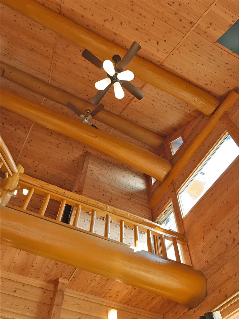 【熊本県初】名建築が大人の隠れ家に。日本ログハウス・オブ・ザ・イヤー受賞、絵画が迎えるログハウスで寛ぎ、遊び、ととのう。ペットと泊まれる一棟貸し「南阿蘇 林画邸 LOG HOUSE」プレオープン 画像 12