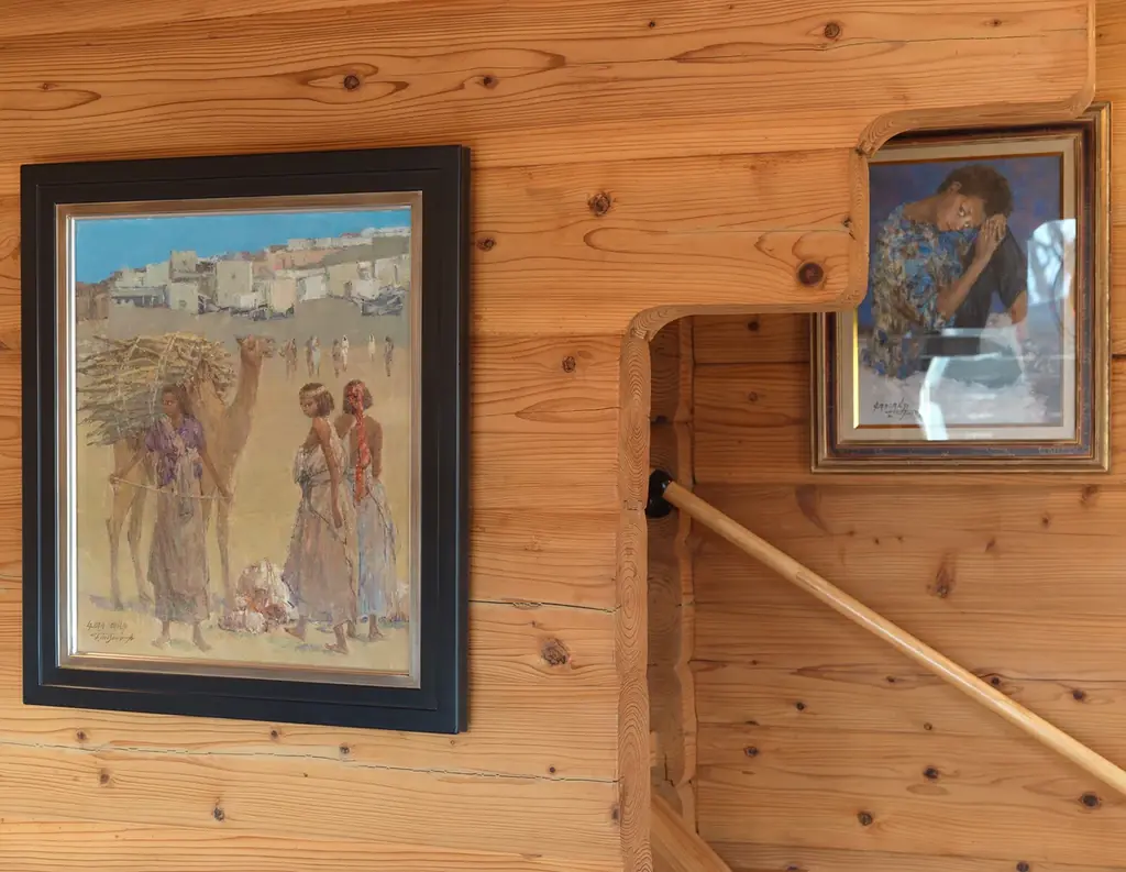 【熊本県初】名建築が大人の隠れ家に。日本ログハウス・オブ・ザ・イヤー受賞、絵画が迎えるログハウスで寛ぎ、遊び、ととのう。ペットと泊まれる一棟貸し「南阿蘇 林画邸 LOG HOUSE」プレオープン 画像 4