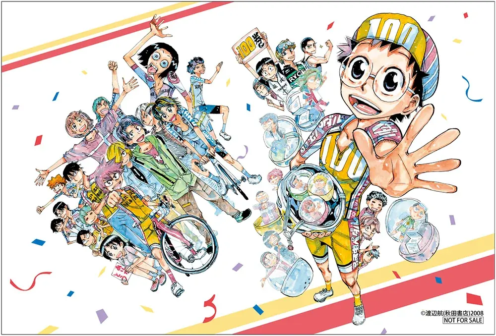 コミックス『弱虫ペダル』100巻発売記念！　描き下ろしイラストの新商品がアニメイトで5月8日発売！　さらに「イラストカード」がもらえるフェアや、渡辺航先生のトークショー＆サイン会を開催!! 画像 10