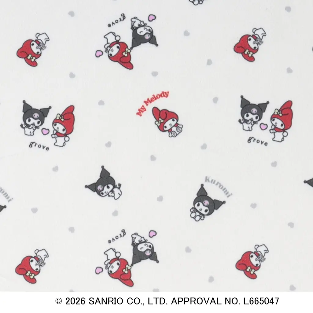【grove】『マイメロディ』＆『クロミ』とのスペシャルコラボアイテムを3月11日（水）より発売！ 画像 2