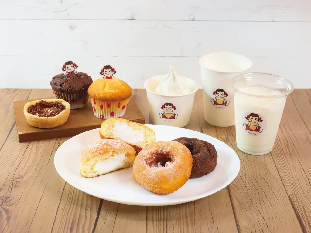 「ミルキー」風味のドリンクやスイーツを揃えた不二家の新業態「ペコちゃんmilkyタイム」2号店がららぽーと柏の葉にオープン 画像 9