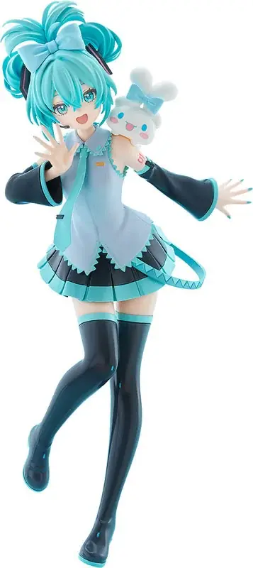 「POP UP PARADE 初音ミク シナモロールコラボVer. L size」フィギュアが登場。あみあみにて予約受付中。 画像 2