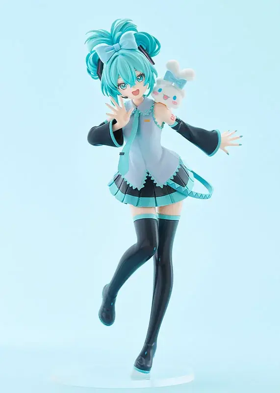 「POP UP PARADE 初音ミク シナモロールコラボVer. L size」フィギュアが登場。あみあみにて予約受付中。 画像 6