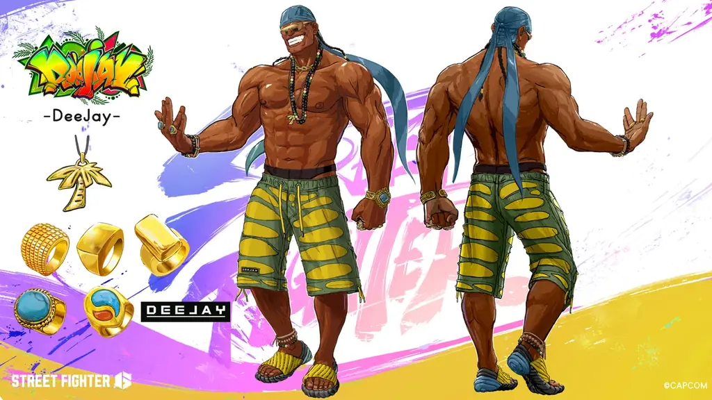 『ストリートファイター6』「ディージェイ」と「エレナ」のOutfit 4ショーケース映像を公開！　また、「JAM Project」とのコラボコンテンツも配信決定！ 画像 2