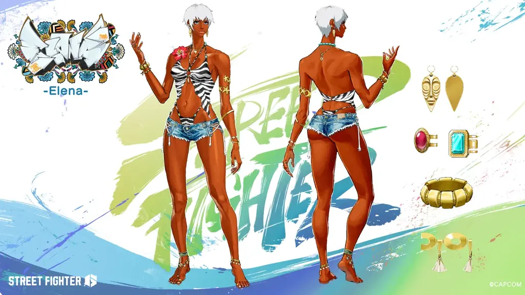 『ストリートファイター6』「ディージェイ」と「エレナ」のOutfit 4ショーケース映像を公開！　また、「JAM Project」とのコラボコンテンツも配信決定！ 画像 5