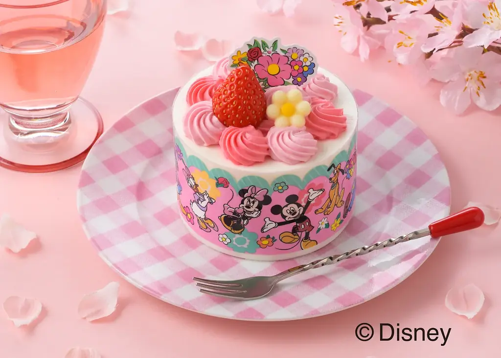 【銀座コージーコーナー】「ミッキー&ミニー」、「プーさん」、「バンビ」と楽しむお花見スイーツ。春のお祝いにおすすめの、花束デザインのケーキも新登場！ 画像 3