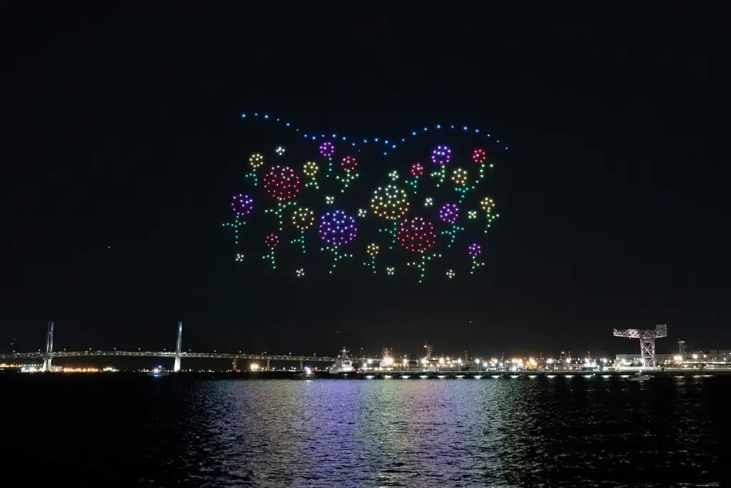 地球と。咲きに行こう。 1 year to go. GREEN×EXPO 2027 ドローンショー supported by DRONE SHOW JAPAN を開催しました 画像 11