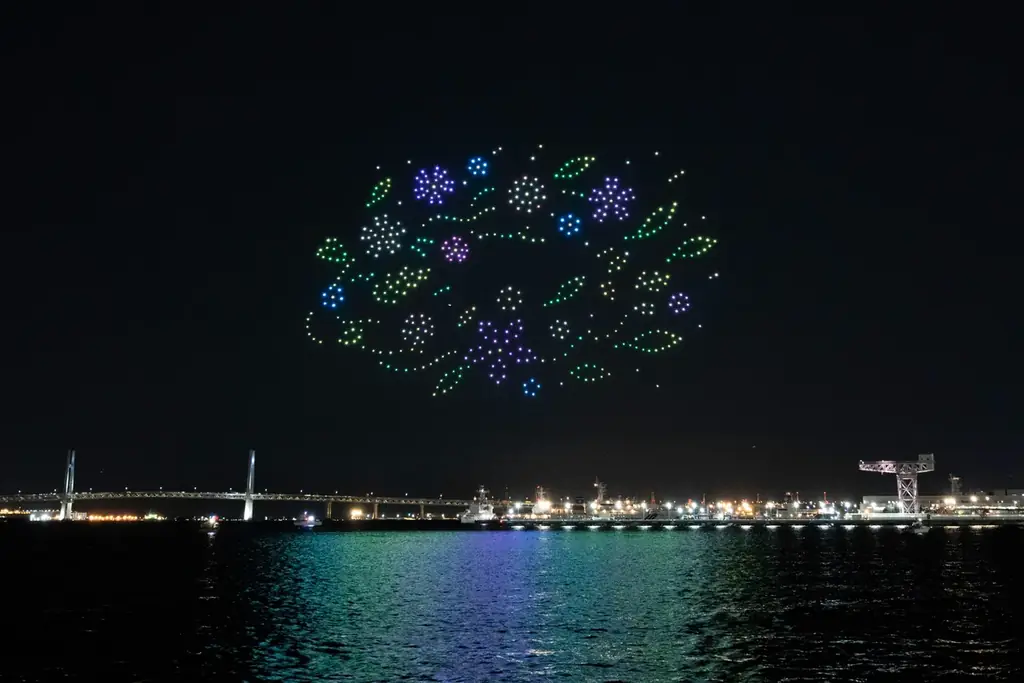 地球と。咲きに行こう。 1 year to go. GREEN×EXPO 2027 ドローンショー supported by DRONE SHOW JAPAN を開催しました 画像 14