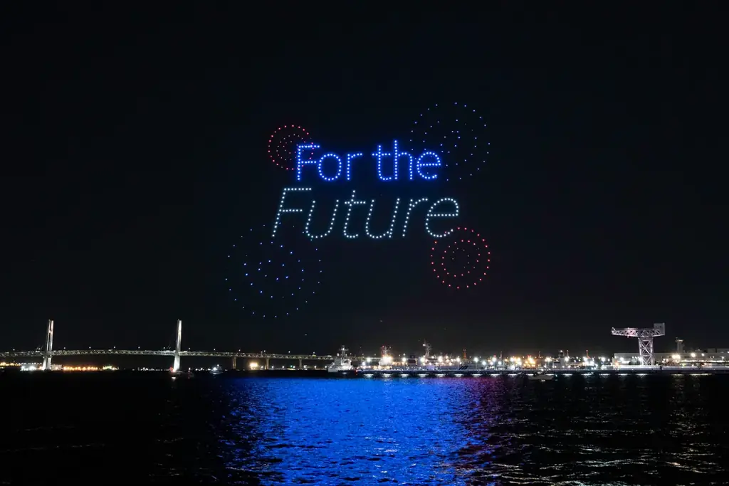 地球と。咲きに行こう。 1 year to go. GREEN×EXPO 2027 ドローンショー supported by DRONE SHOW JAPAN を開催しました 画像 5