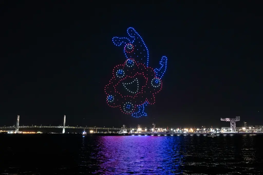 地球と。咲きに行こう。 1 year to go. GREEN×EXPO 2027 ドローンショー supported by DRONE SHOW JAPAN を開催しました 画像 6