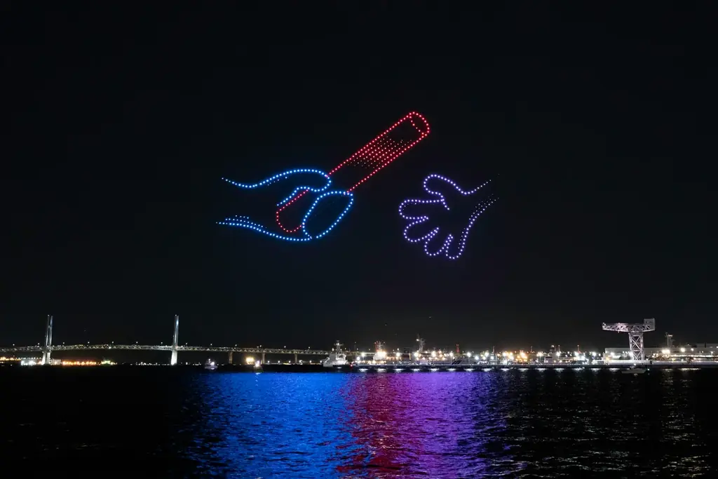 地球と。咲きに行こう。 1 year to go. GREEN×EXPO 2027 ドローンショー supported by DRONE SHOW JAPAN を開催しました 画像 7