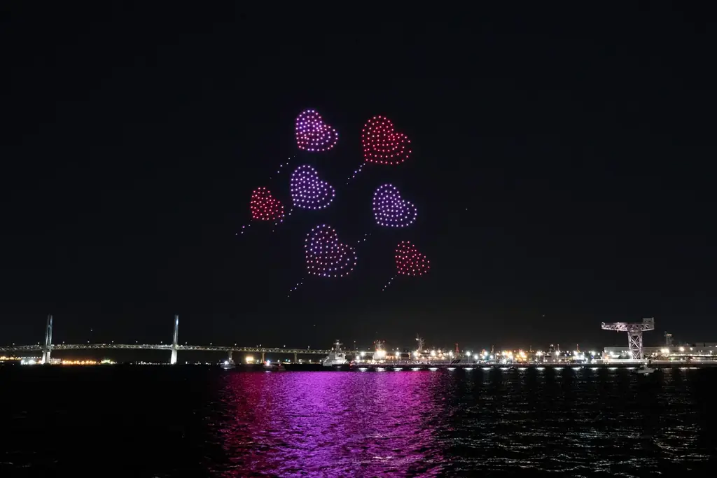 地球と。咲きに行こう。 1 year to go. GREEN×EXPO 2027 ドローンショー supported by DRONE SHOW JAPAN を開催しました 画像 9