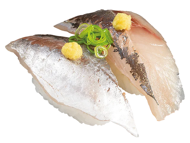 【かっぱ寿司】『国産 天然あじ』一貫税込１1０円～！合わせて店内直火炙りの『国産 天然あじ塩炙り』も！身がきゅっと引き締まった、噛むほどに広がる旨みをお楽しみください！ 画像 3