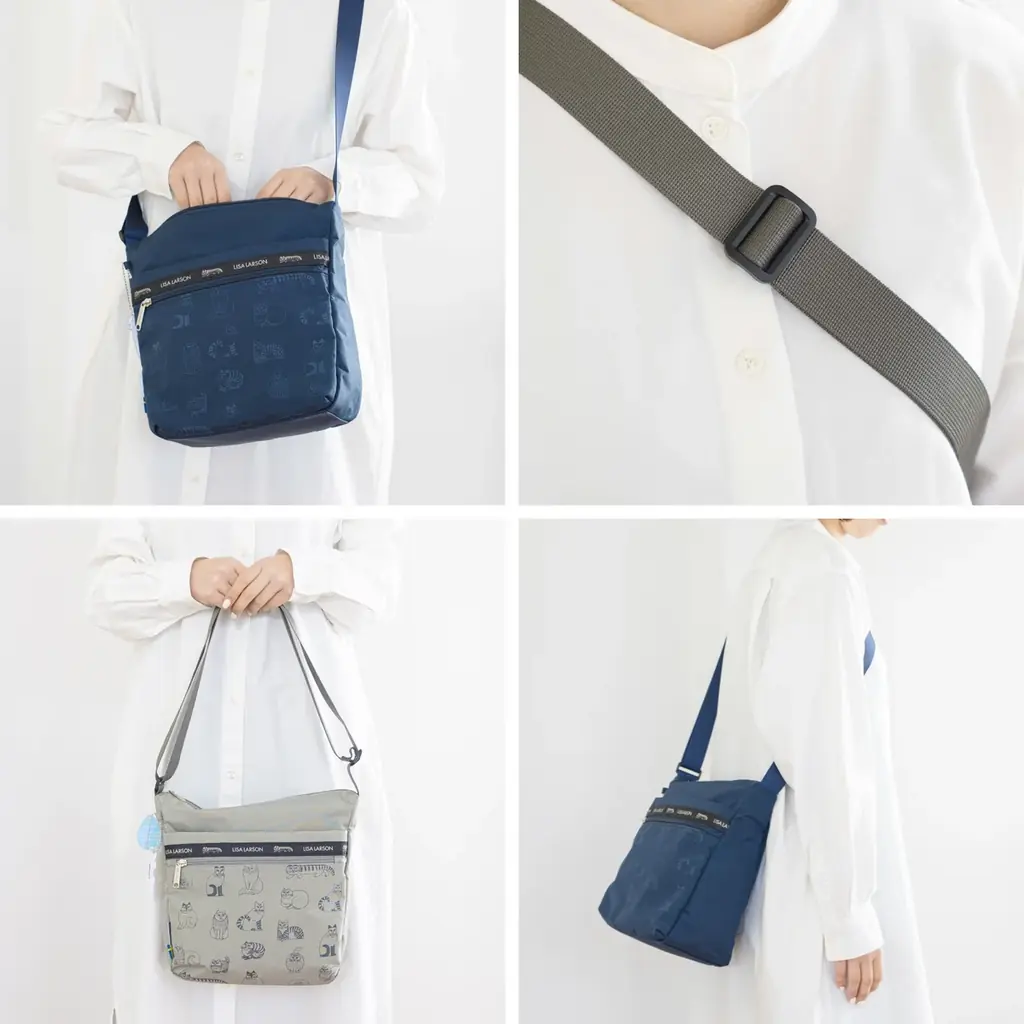 【新発売】リサ・ラーソンの「スケッチねこたち」が軽やかなバッグに。軽量・撥水仕様の新作2型が登場。 画像 11