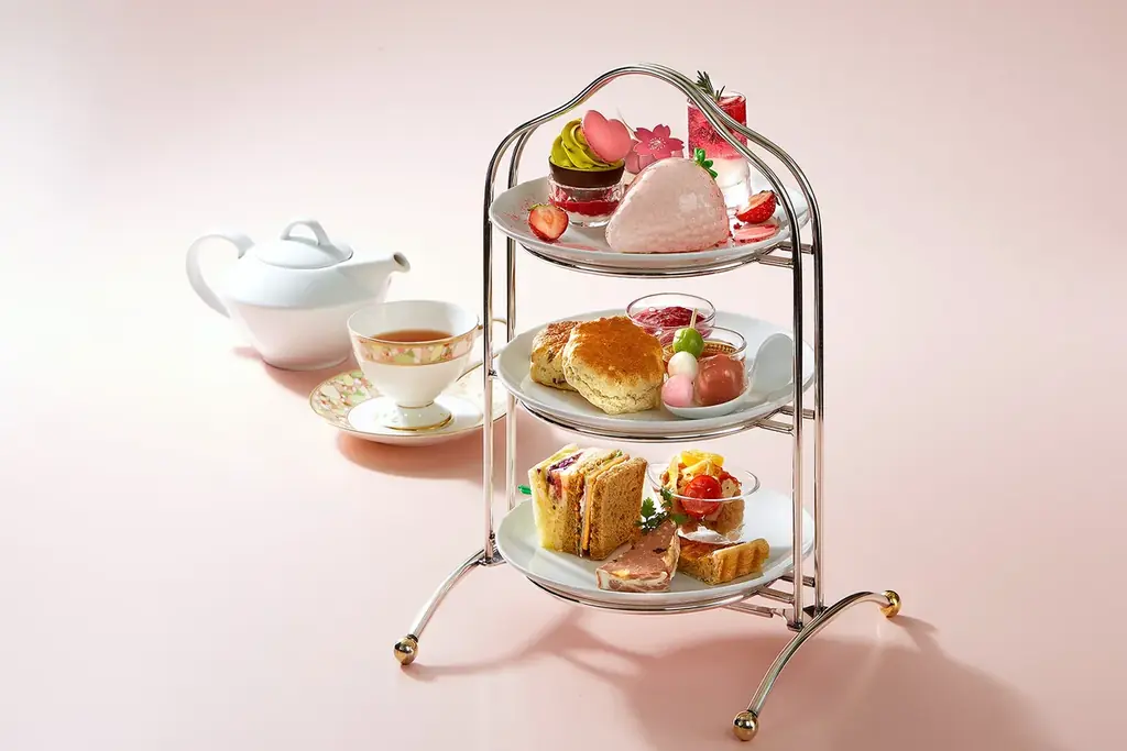 3/15開始 水戸プラザの桜アフタヌーンティー