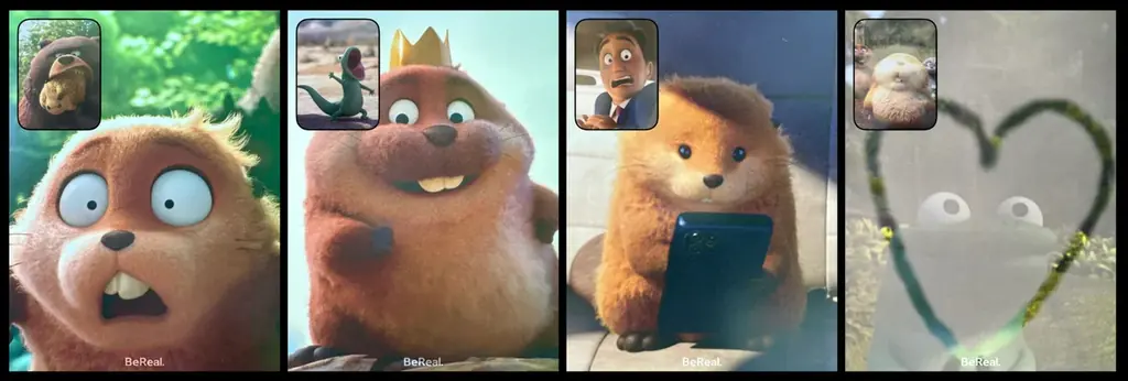 BeRealじゃなくてBeaverReal.！？「みんなでわたビバキャンペーン」を開催。映画『私がビーバーになる時』公開記念、BeRealで“リアル”な動物の世界をシェア 画像 2