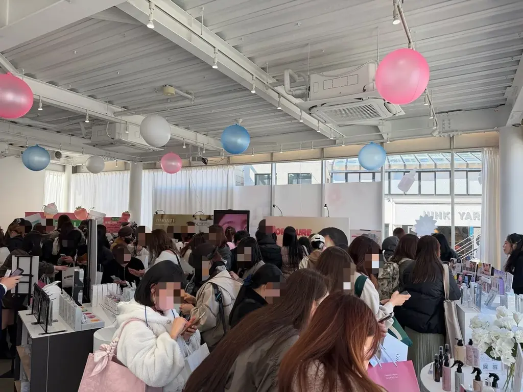 原宿で話題のK-Beautyポップアップ、来場1,300人超