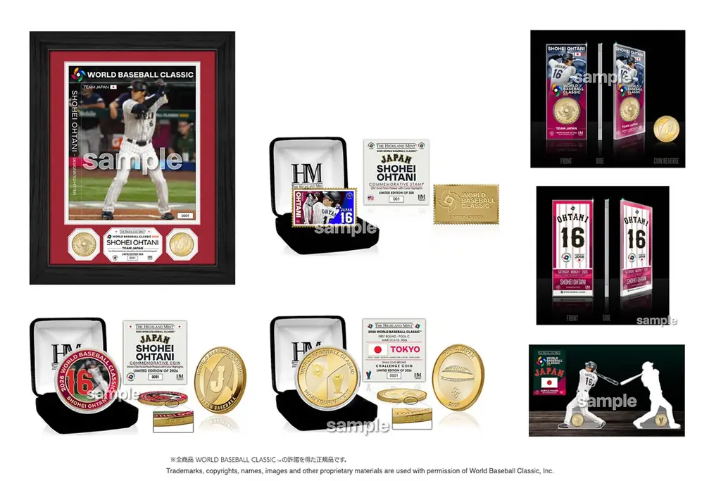 2026 World Baseball Classic 日本代表選手記念グッズ第2弾を発表、大谷翔平選手モデルなどを数量限定販売 画像 2