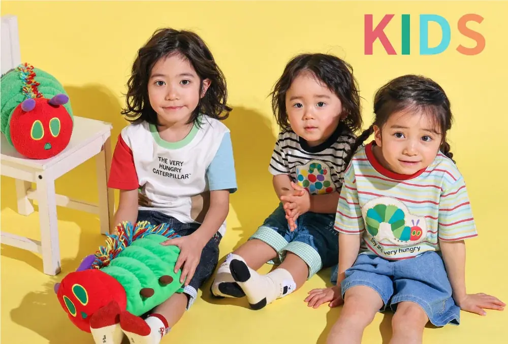 子供服ブランド「SLAP SLIP（スラップ スリップ）」より、人気絵本『はらぺこあおむし』とのコラボレーションアイテムが新登場！ 画像 2