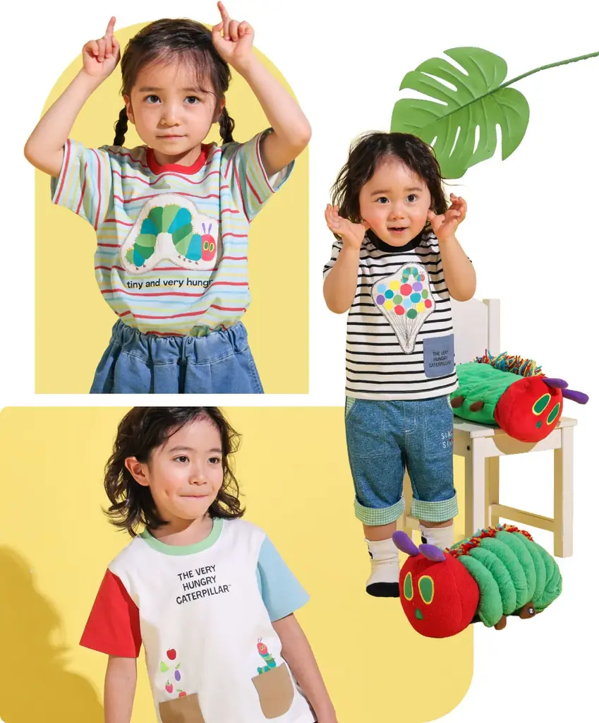 子供服ブランド「SLAP SLIP（スラップ スリップ）」より、人気絵本『はらぺこあおむし』とのコラボレーションアイテムが新登場！ 画像 3