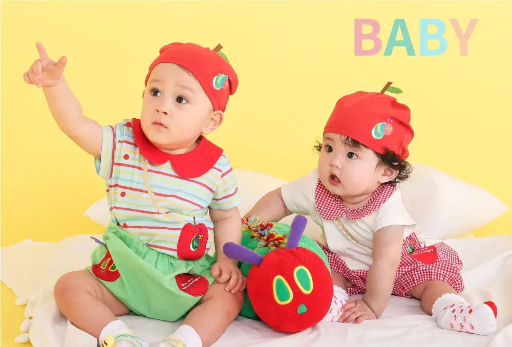 子供服ブランド「SLAP SLIP（スラップ スリップ）」より、人気絵本『はらぺこあおむし』とのコラボレーションアイテムが新登場！ 画像 5