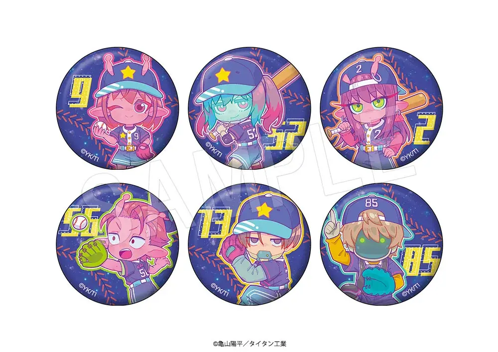 『銀河特急　ミルキー☆サブウェイ』より、“ベースボール”がテーマの描き下ろしミニキャライラストを使用した新作グッズが「AnimeJapan 2026」で登場！中外鉱業ブースにて販売決定！ 画像 4