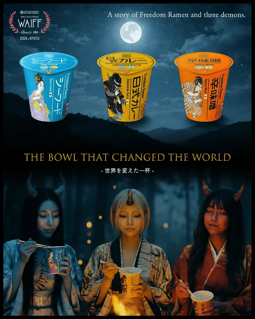 世界初・世界最大級のAI映画祭WORLD AI FILM FESTIVAL 2026 in KYOTO　＜No.2＞ 画像 11