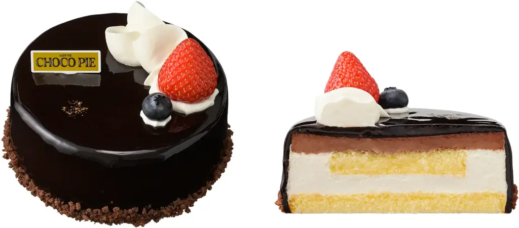 【銀座コージーコーナー】話題のロッテコラボ商品「ケーキになったチョコパイ」がホワイトデー期間に再登場！ 画像 2