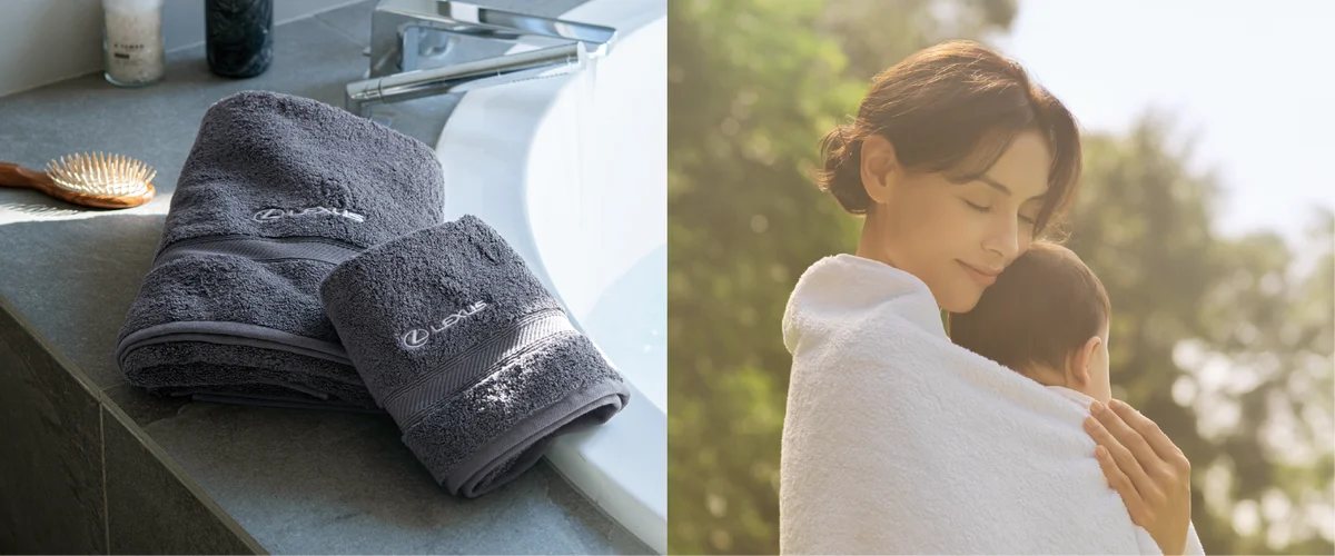 触れるたび、髪と肌を美しく導く​「ReFa LINEN（リファ リネン）」より、​「LEXUS」とのコラボレーションタオルが『LEXUS collection』に登場 画像 4