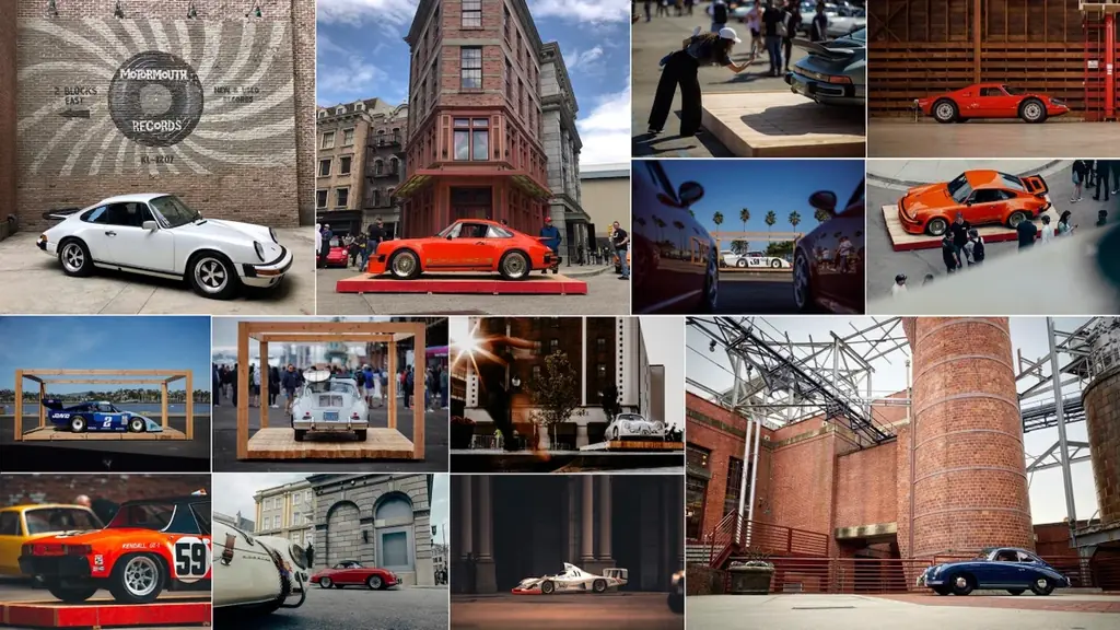 3月14日銀座上空に空冷ポルシェ200台超集結