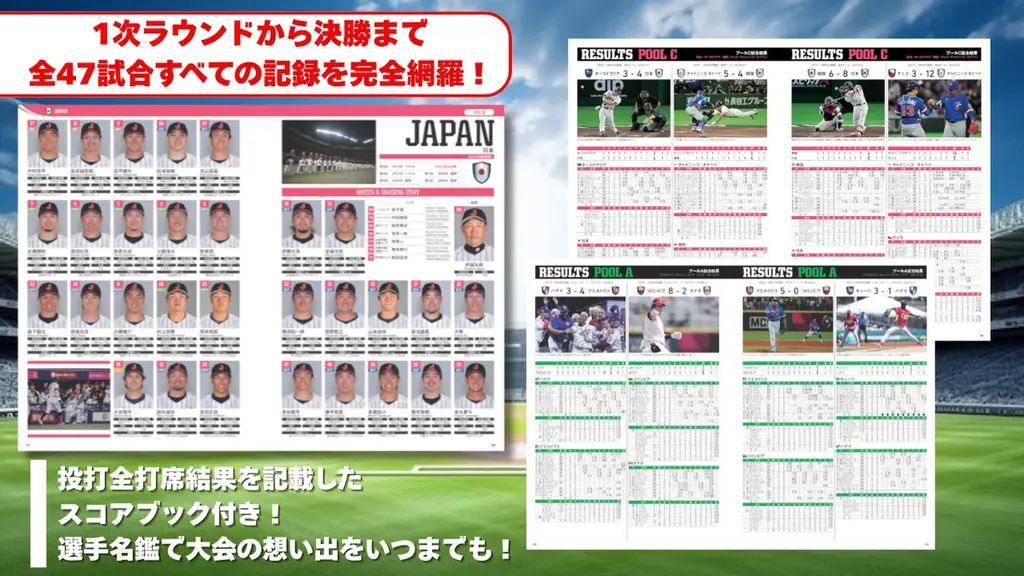 【侍ジャパン1位通過‼】大谷翔平、吉田正尚、鈴木誠也ら躍動の大会を一冊に『WBC2026メモリアルフォトブック』3.26 発売決定!! 画像 4