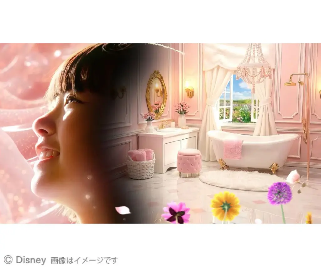 まるで、香りのドレス。ラメがきらめくボディソープで　特別なバスタイムに。香りドレスボディソープ　ラプンツェル　/　エルサ 画像 10