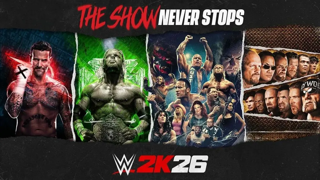 WWE 2K26、400名超の豪華ロスターと新モード