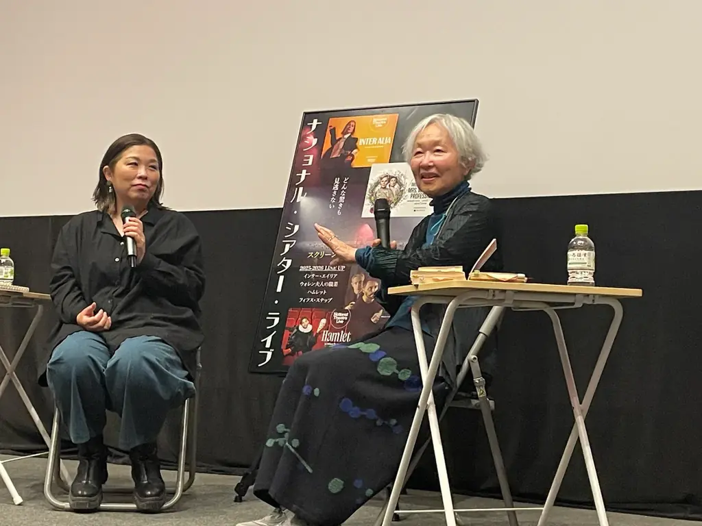 絶賛公開中 ナショナル・シアター・ライブ『ハムレット』のTOHOシネマズ シャンテでの延長上映を祝して、3/7(土)に松岡和子さん、柏木しょうこさんをお迎えした第二弾トークイベントを開催しました！ 画像 1