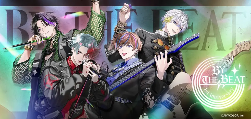 「NIJISANJI EN」に所属する「BY THE BEAT(バイ・ザ・ビート)」の1周年を記念したオリジナルグッズが全世界で発売決定！3月15日より予約販売開始 画像 1