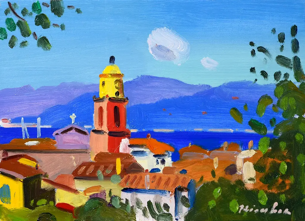 【阪神梅田本店】爽やかな色使いでヨーロッパの風景を描く、才村啓の阪神梅田本店で3年ぶりとなる個展を開催いたします。 画像 4