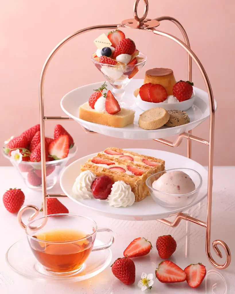 【キハチ カフェ】モンブランとティラミスをイメージした春いちごのパフェ2種やクレープなど「春のストロベリーフェア」開催 画像 11