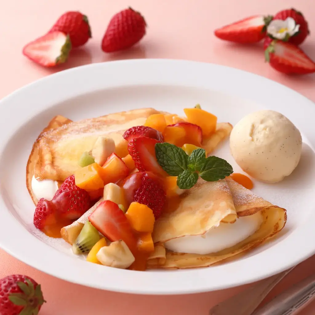 【キハチ カフェ】モンブランとティラミスをイメージした春いちごのパフェ2種やクレープなど「春のストロベリーフェア」開催 画像 8