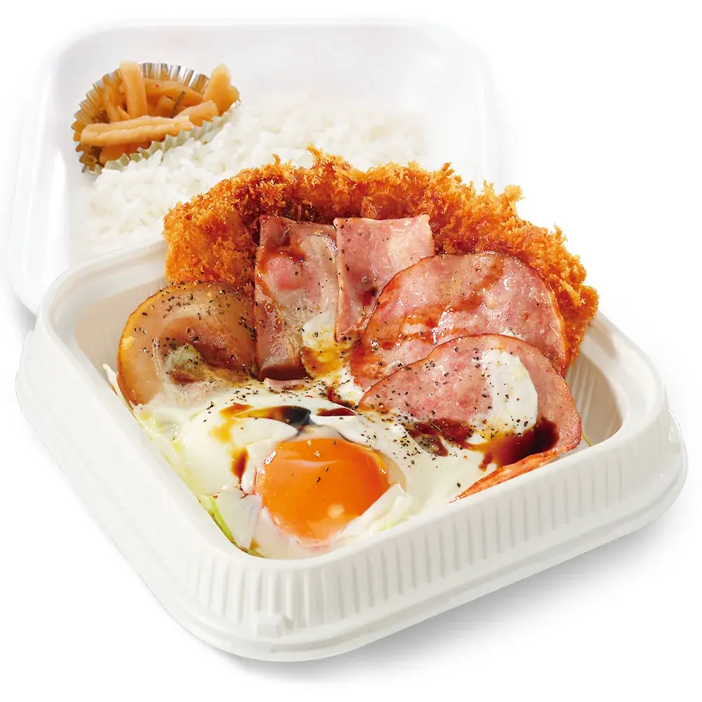 「ガッツリいきたい日に、とんかつだけじゃ終わらせない！」かつやでチャーシュー×ベーコン×ボロニアソーセージ参戦。 画像 5