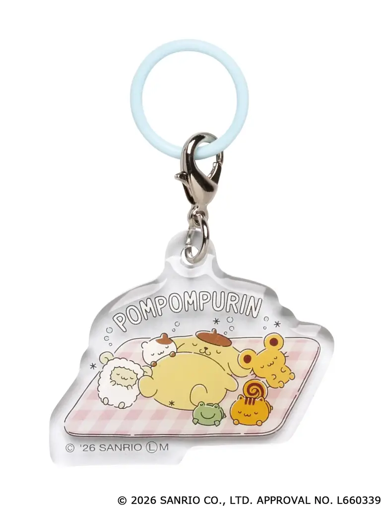 2026年でデビュー30周年！ポムポムプリンがお友だちと過ごす愛しい1日がデザインされた「ぼくの一日♪クリアチャーム」がカプセルトイに登場！ 画像 7