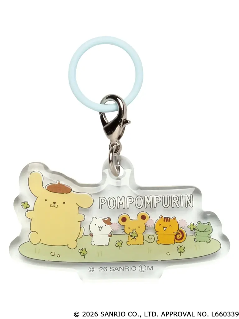2026年でデビュー30周年！ポムポムプリンがお友だちと過ごす愛しい1日がデザインされた「ぼくの一日♪クリアチャーム」がカプセルトイに登場！ 画像 8