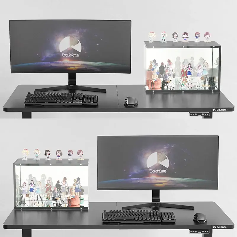 “背中まで愛でる”贅沢をデスクの上に。4面ミラー搭載の『ピラーレスフィギュアケース』で理想のディスプレイ環境を構築！ 画像 6