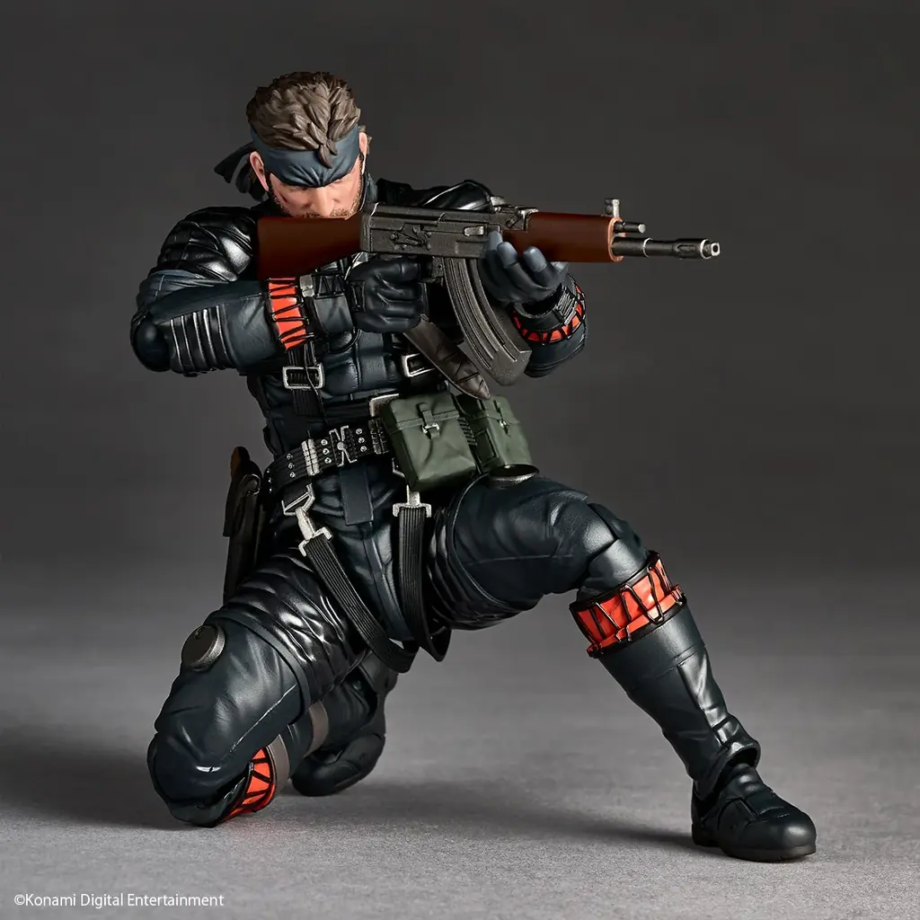 『METAL GEAR SOLID Δ: SNAKE EATER』より、ネイキッド・スネーク がリボルテック アメイジング・ヤマグチに登場!!　潜入地で入手した、最新スニーキングスーツでの立体化！ 画像 5