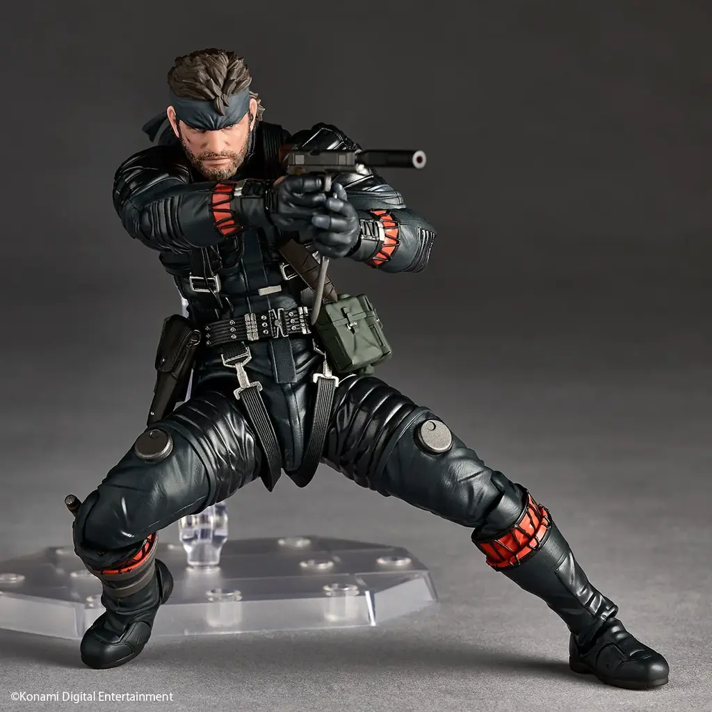 『METAL GEAR SOLID Δ: SNAKE EATER』より、ネイキッド・スネーク がリボルテック アメイジング・ヤマグチに登場!!　潜入地で入手した、最新スニーキングスーツでの立体化！ 画像 7