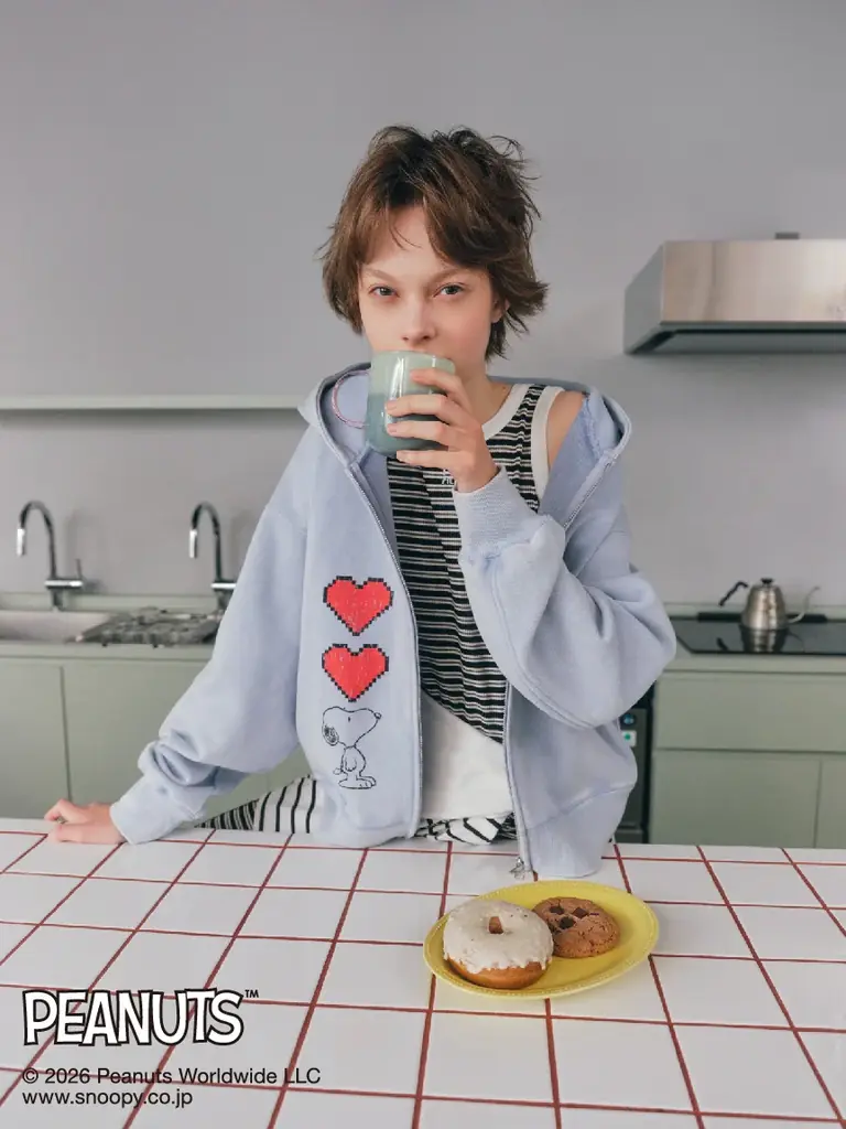 【FURFUR(ファーファー)】PEANUTSとのカプセルコレクション！スヌーピーとハートモチーフが愛らしいアイテム全4型＜3月12日(木)0時WEB先行発売開始＞ 画像 6