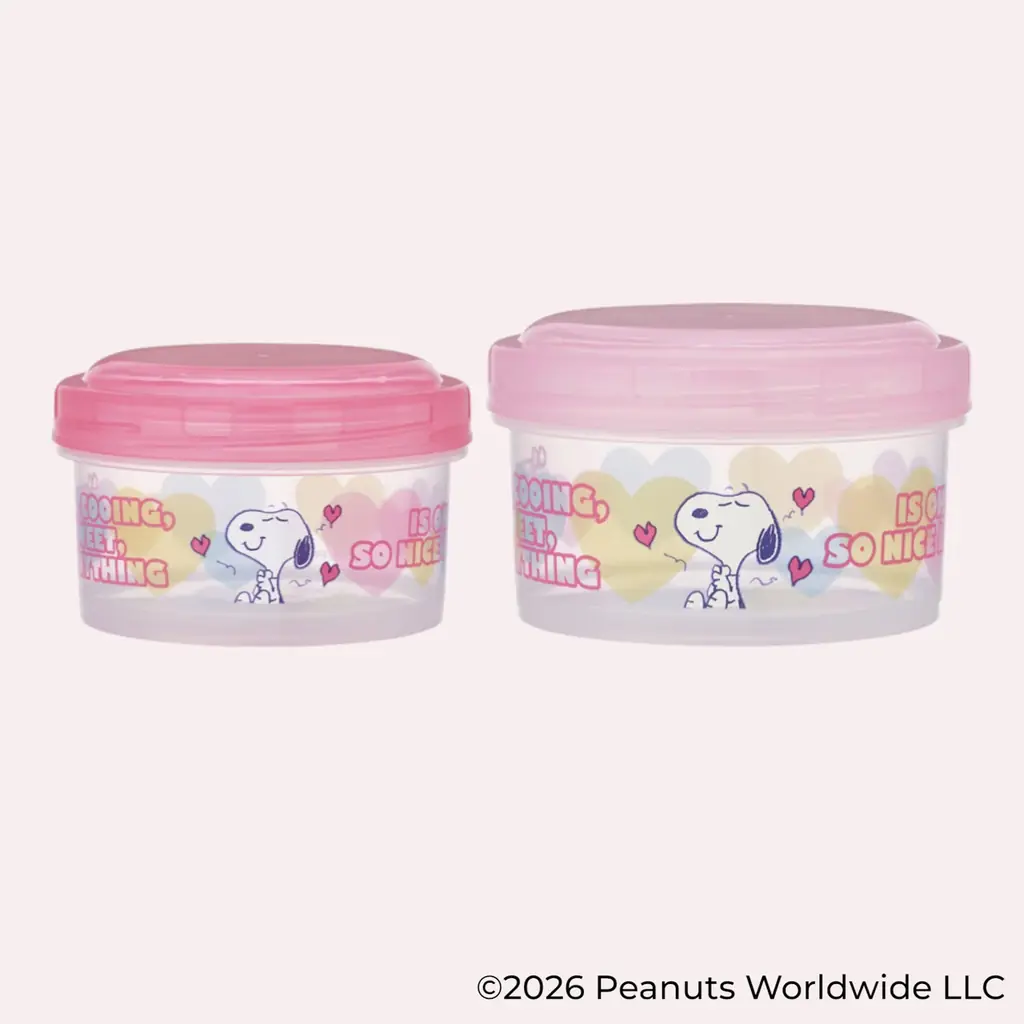 【PEANUTS】透明感とハートが彩る新デザイン「クリアハート」ランチグッズがスケーターから登場！ 画像 13